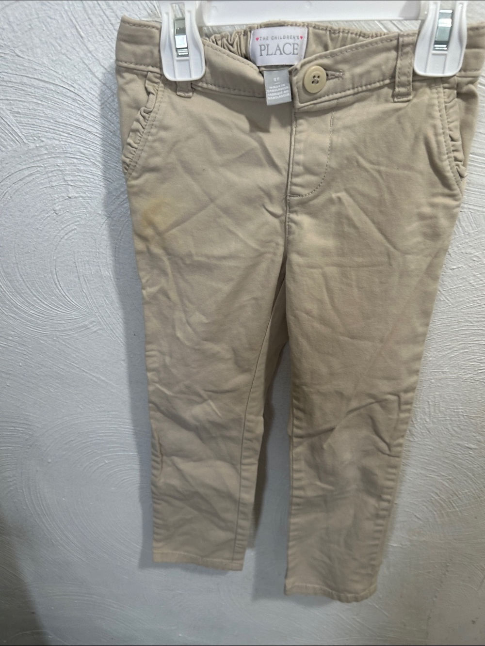 The Children's Place Khaki Straight-Leg Chinos - Tan